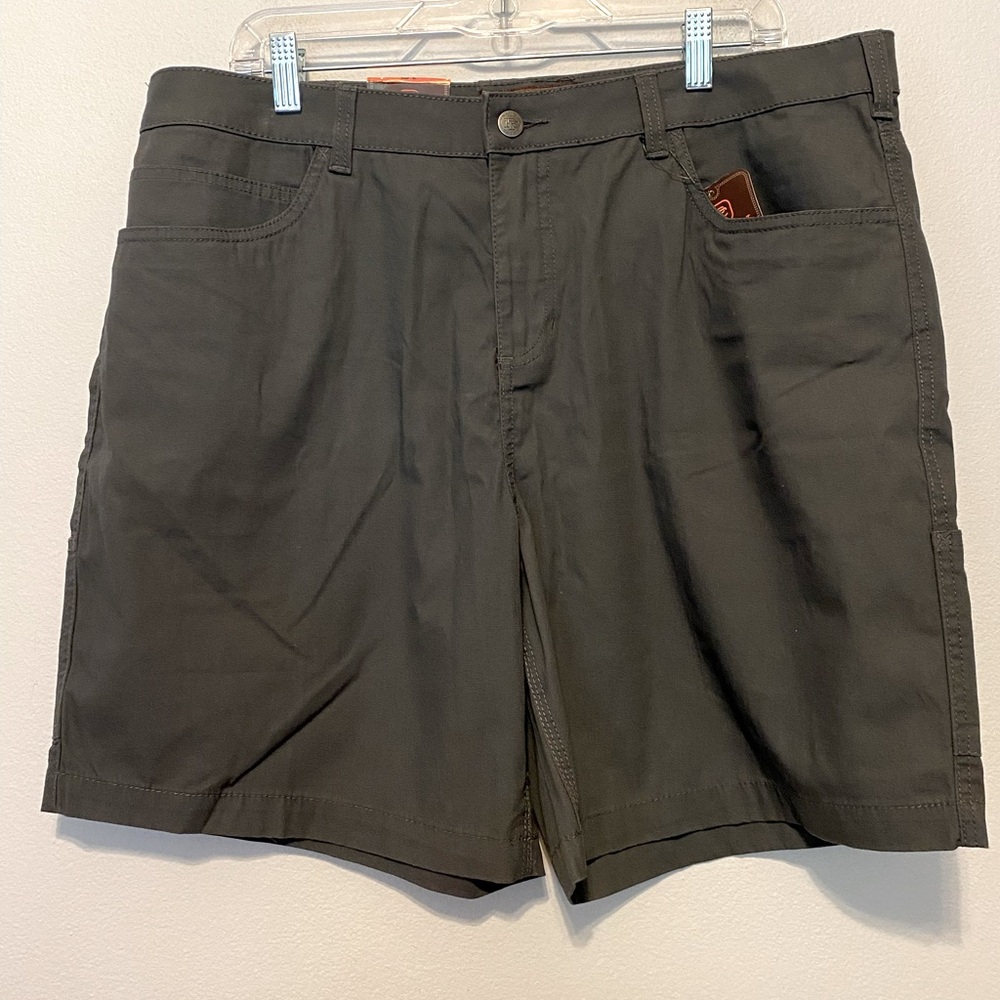 Ranch Tough Womens 16 Shorts size RT Cargo FLEX Wolf Grey NWT